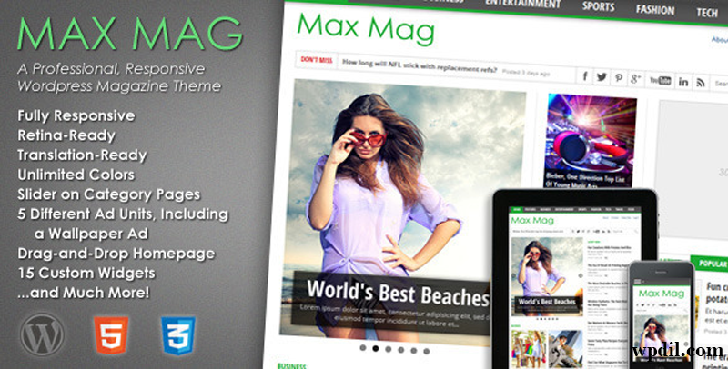 Maxmag,premium themes,themes,theme,wordpress,wp,news,blog,magazine