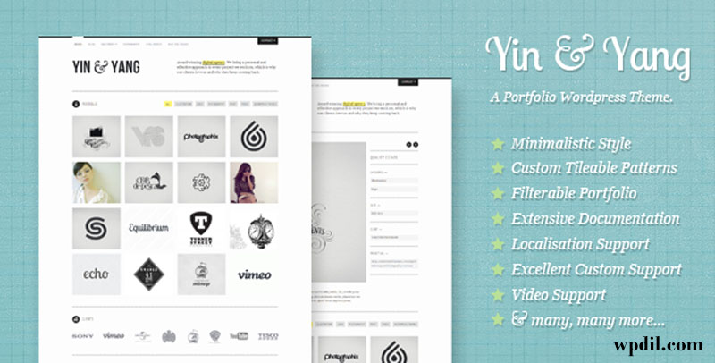 Yin & Yang,wp,wordpress,creative,themes,theme,creative