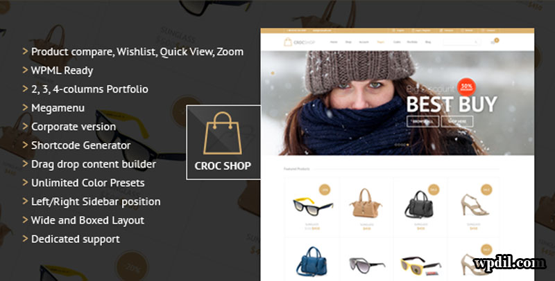 Crocshop,ecommerce,sticky,navigation,wordpress,wordpress themes,wp,themes,theme,premium themes,Sticky Navigation ECommerce