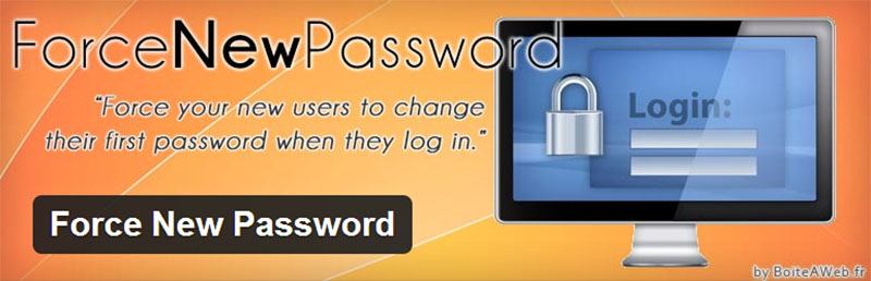 force new author to change password
